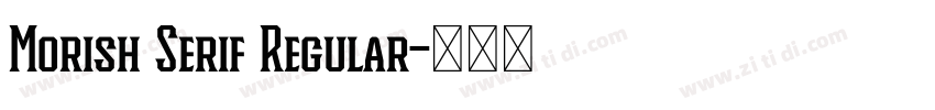 Morish Serif Regular字体转换 Morish Serif Regular字体转换